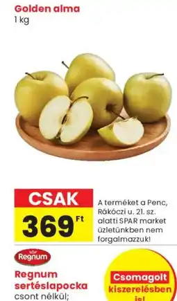 Spar Market Regnum sertéslapocka ajánlat