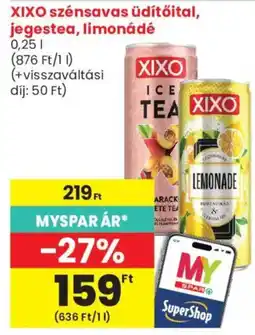 Spar Market Xixo szénsavas üdítőital ajánlat