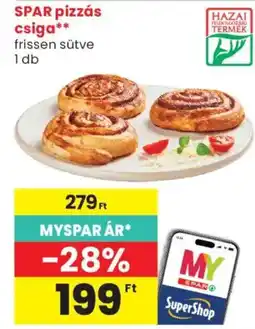 Spar Market spar pizzás csiga ajánlat