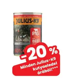 Spar Market Julius-k9 kutyaeledel ajánlat