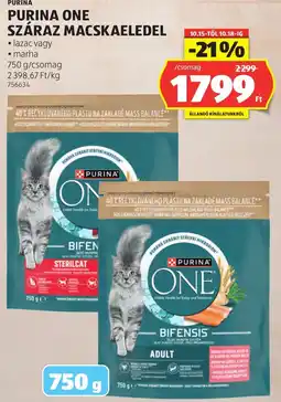 ALDI purina one száraz macskaeledel ajánlat