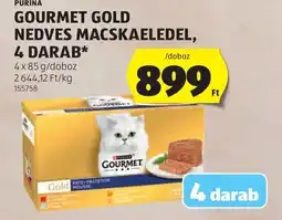 ALDI purina gourmet gold nedves macskaeledel ajánlat