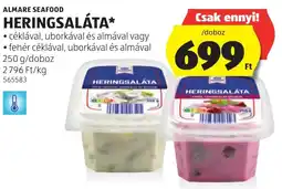 ALDI Almare seafood heringsaláta ajánlat