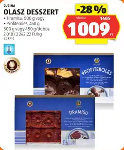 ALDI Cucina olasz desszert ajánlat