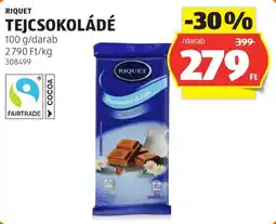 ALDI Riquet tejcsokoládé ajánlat