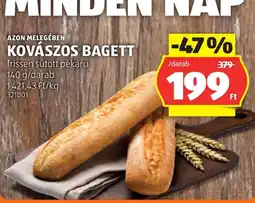 ALDI kovászos bagett ajánlat
