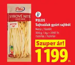 Lidl Pilos sajtszálak gyúrt sajtból ajánlat