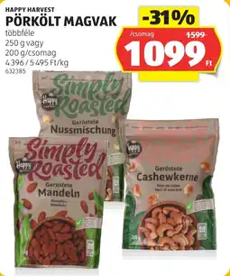 ALDI Happy Harvest pörkolt magvak ajánlat