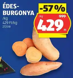 ALDI Édes-burgonya ajánlat