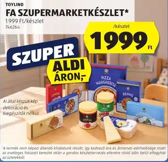 ToyLino fa szupermarketkészlet
