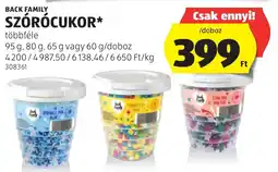 ALDI Back family szóró cukor ajánlat