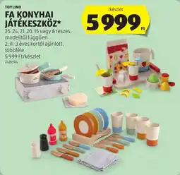 ALDI ToyLino fa konyhai játékeszköz ajánlat