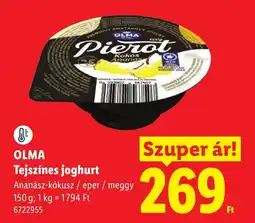 Lidl Olma tejszínes joghurt ajánlat