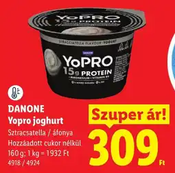 Lidl Danone yopro joghurt ajánlat