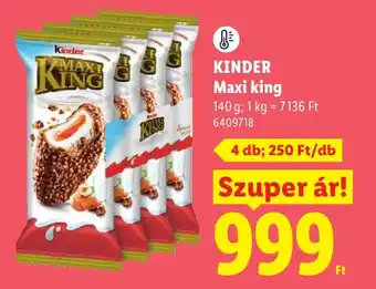 Kinder Maxi king