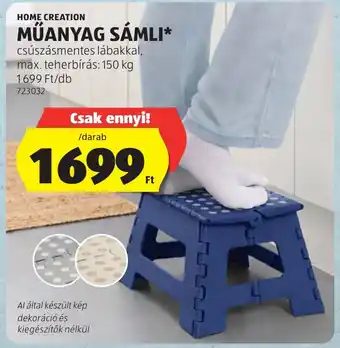 Home Creation műanyag sámlí