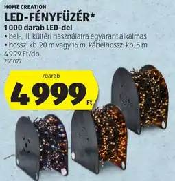 ALDI Home Creation led-fényfűzér ajánlat