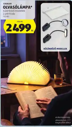 ALDI Casalux olvasólámpa ajánlat