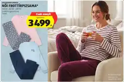 ALDI Up2fashion women női frottírpizsama ajánlat