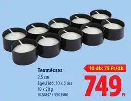 Lidl Teamécses ajánlat