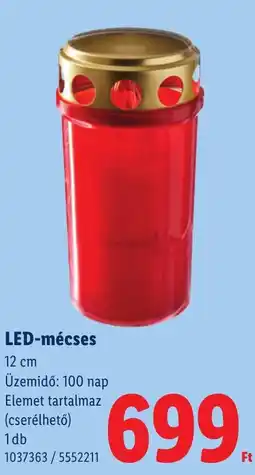 Lidl LED-mécses ajánlat