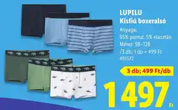 Lidl Lupilu kisfiú boxer alsó ajánlat