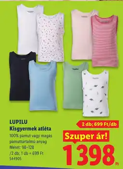 Lidl Lupilu kisgyermek atléta ajánlat