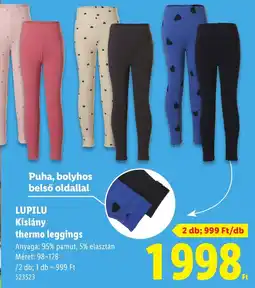 Lidl Lupilu kislány thermo leggings ajánlat