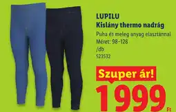 Lidl Lupilu kislány thermo nadrág ajánlat