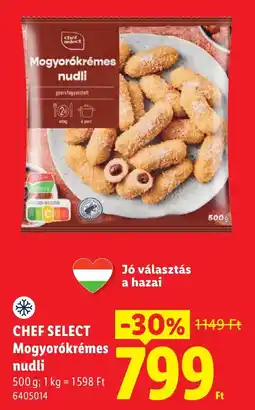 Lidl Chef Select Mogyorókrémes nudli ajánlat
