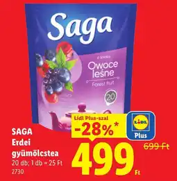 Lidl Saga gyümölcs tea ajánlat