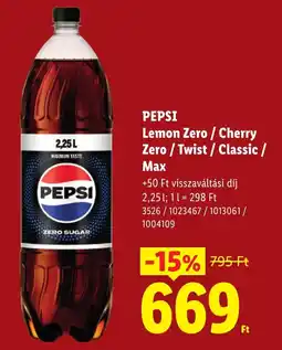 Lidl Pepsi ajánlat