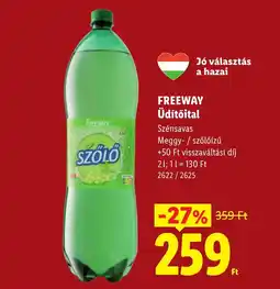 Lidl Freeway üdítőital ajánlat