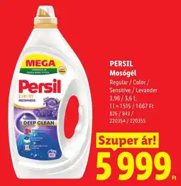 Lidl Persil mosógél ajánlat