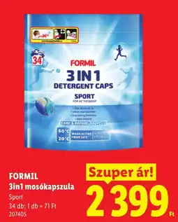 Lidl Formil 3in1 mosókapszula ajánlat