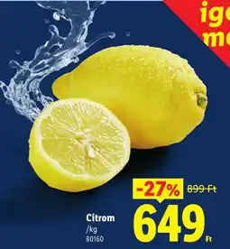 Lidl Citrom ajánlat