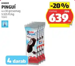 ALDI Kinder pingui ajánlat