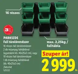 Lidl Parkside fali tárolórendszer ajánlat