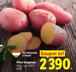 Lidl Piros burgonya ajánlat