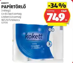 ALDI Kokett papírtörlő ajánlat
