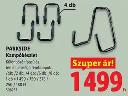 Lidl Parkside kampókészlet ajánlat