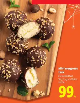 Lidl Mini mogyorós fánk ajánlat
