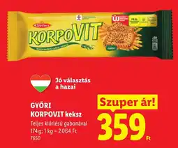 Lidl Gyori korpovit keksz ajánlat