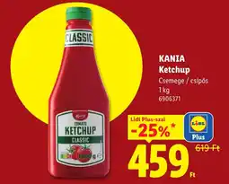 Lidl Kania ketchup ajánlat
