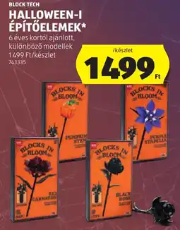 ALDI Block Tech halloween-i építőelemek ajánlat