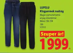 Lidl Lupilu kisgyermek nadrág ajánlat