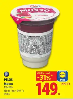 Lidl Pilos musso ajánlat