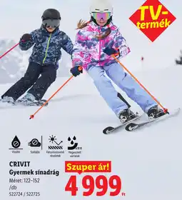 Lidl Crivit gyermek sínadrág ajánlat