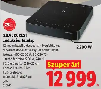 Silvercrest indukciós főzőlap