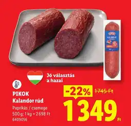 Lidl Pikok kalandor rúd ajánlat